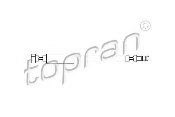 TOPRAN 104433 Тормозной шланг TOPRAN для AUDI