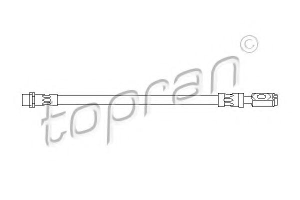 TOPRAN 110412 Тормозной шланг TOPRAN для AUDI