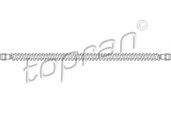 TOPRAN 111066 Тормозной шланг TOPRAN для AUDI
