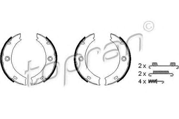 TOPRAN 110456 Стояночная тормозная система 
