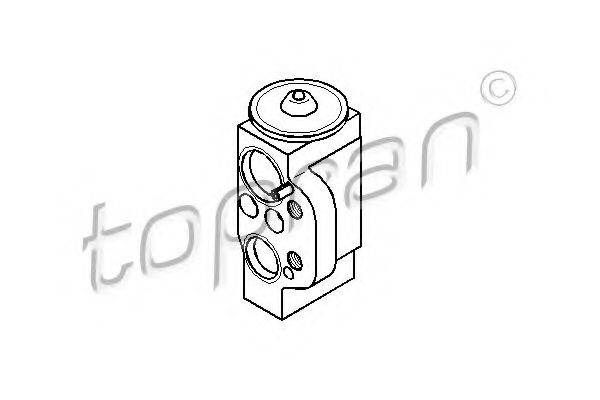 TOPRAN 112306 Пневматический клапан кондиционера TOPRAN 