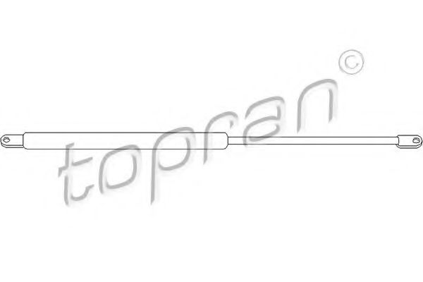 TOPRAN 102656 Амортизатор багажника и капота TOPRAN 