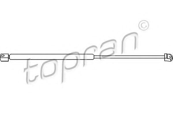 TOPRAN 103163 Амортизатор багажника и капота TOPRAN 