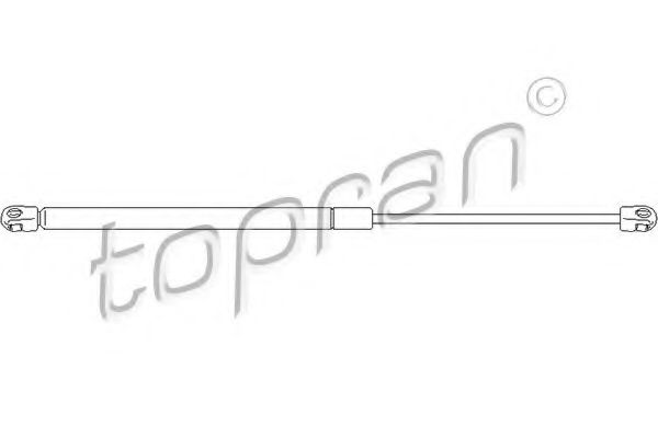 TOPRAN 110277 Амортизатор багажника и капота TOPRAN 