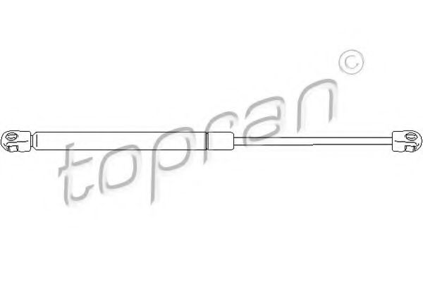TOPRAN 112062 Амортизатор багажника и капота TOPRAN 