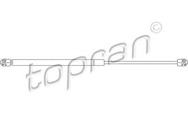 TOPRAN 110550 Амортизатор багажника и капота TOPRAN 
