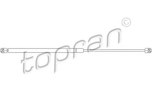 TOPRAN 110266 Амортизатор багажника и капота TOPRAN 