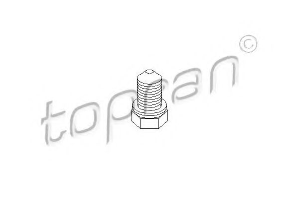 TOPRAN 109035 Пробка поддона для PORSCHE