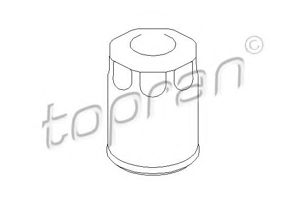 TOPRAN 201303 Масляный фильтр TOPRAN для OPEL