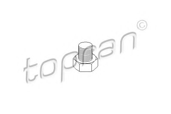 TOPRAN 206554 Пробка поддона TOPRAN 