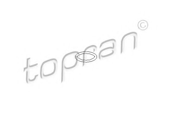 TOPRAN 207050 Прокладка масляного поддона для OPEL SIGNUM