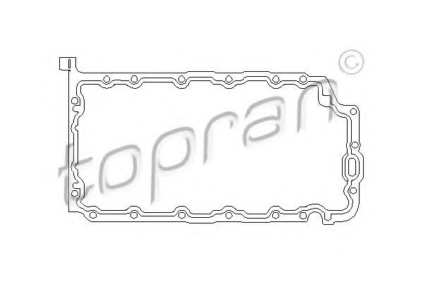 TOPRAN 205600 Прокладка масляного поддона для OPEL SIGNUM