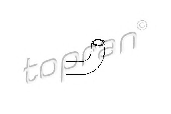 TOPRAN 206038 Патрубок вентиляции картера для OPEL