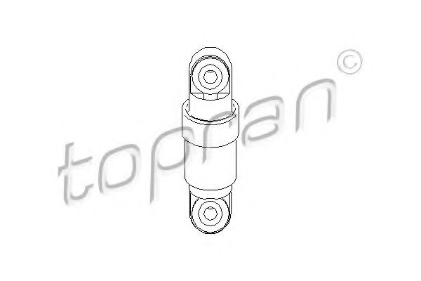 TOPRAN 206046 Натяжитель ремня генератора для OPEL