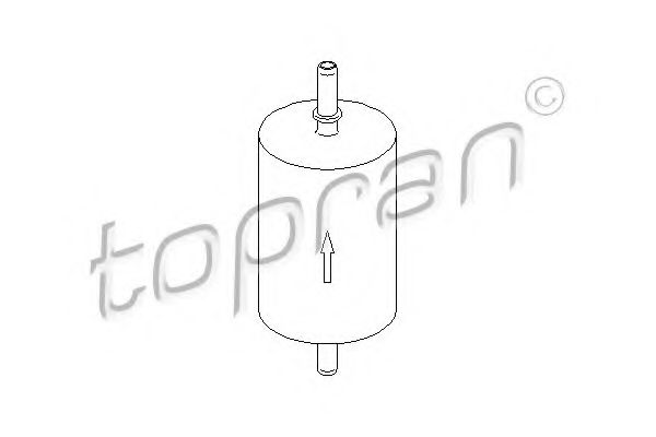 TOPRAN 207024 Топливный фильтр TOPRAN 