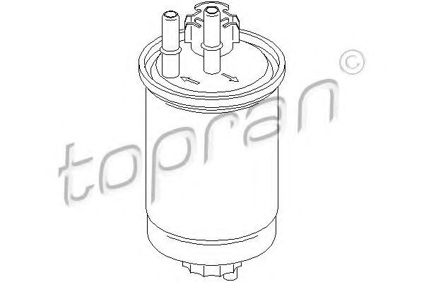 TOPRAN 302129 Топливный фильтр TOPRAN 