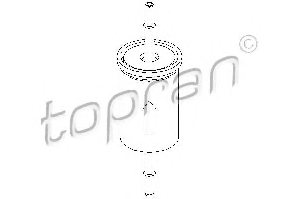 TOPRAN 301655 Топливный фильтр TOPRAN 