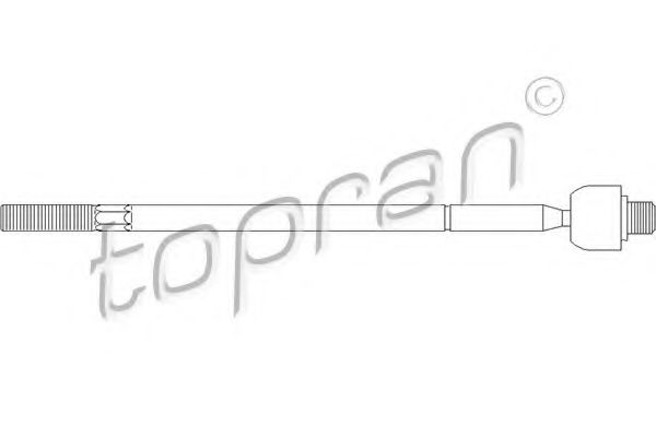 TOPRAN 301847 Наконечник рулевой тяги TOPRAN для FORD