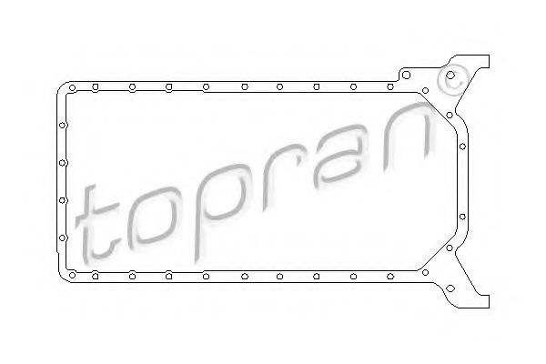 TOPRAN 401220 Прокладка масляного поддона TOPRAN 