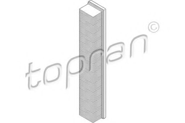 TOPRAN 401036 Воздушный фильтр TOPRAN 