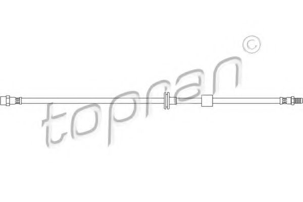 TOPRAN 400221 Тормозной шланг TOPRAN для MERCEDES-BENZ