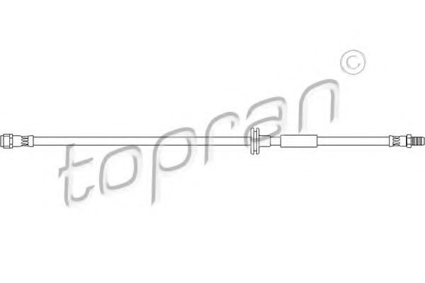 TOPRAN 400220 Тормозной шланг TOPRAN для MERCEDES-BENZ
