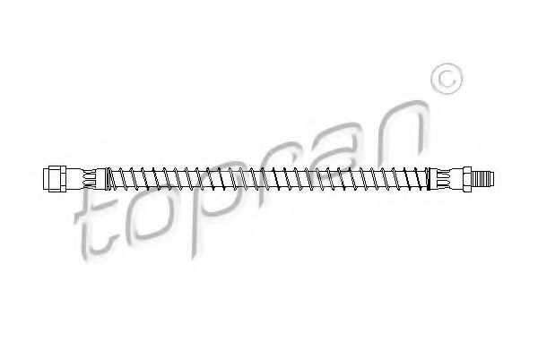 TOPRAN 401059 Тормозной шланг TOPRAN для MERCEDES-BENZ