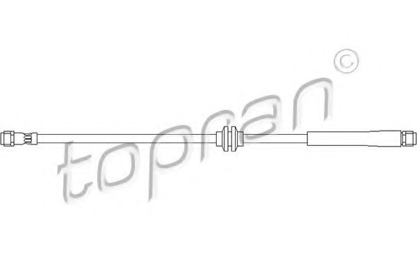 TOPRAN 401058 Тормозной шланг TOPRAN для MERCEDES-BENZ