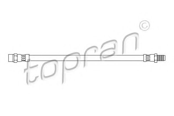 TOPRAN 400215 Тормозной шланг TOPRAN для MERCEDES-BENZ