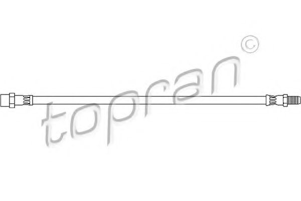 TOPRAN 400219 Тормозной шланг TOPRAN для MERCEDES-BENZ