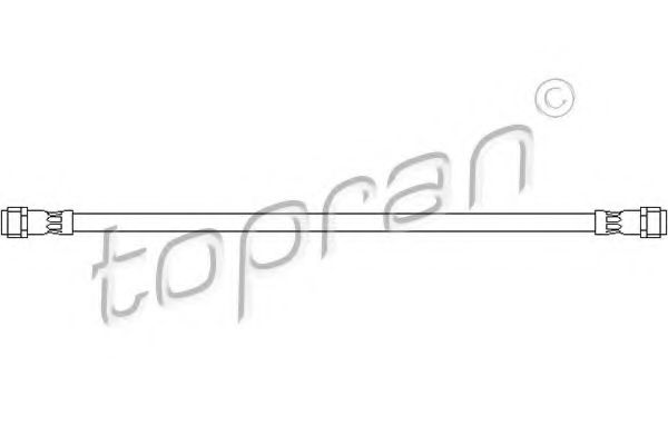 TOPRAN 400424 Тормозной шланг TOPRAN для MERCEDES-BENZ