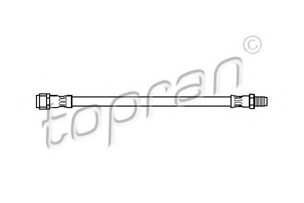 TOPRAN 401062 Тормозной шланг TOPRAN для MERCEDES-BENZ