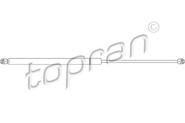 TOPRAN 400662 Амортизатор багажника и капота TOPRAN 