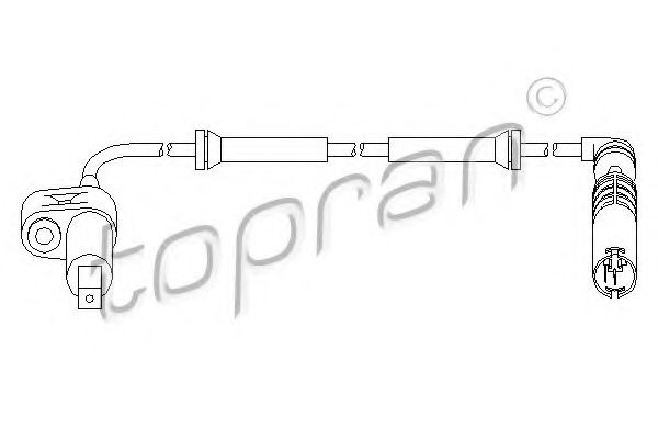 TOPRAN 500979 Датчик АБС TOPRAN для BMW