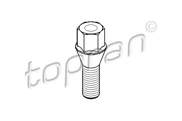TOPRAN 501536 Болт крепления колеса для RENAULT TWINGO