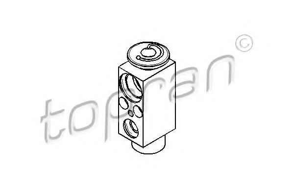 TOPRAN 501491 Пневматический клапан кондиционера TOPRAN 
