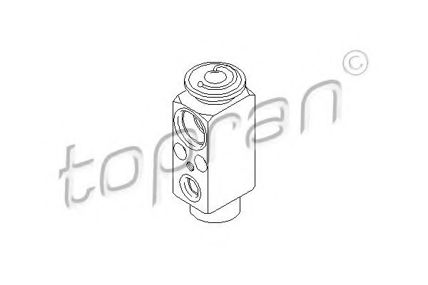 TOPRAN 501544 Пневматический клапан кондиционера TOPRAN 