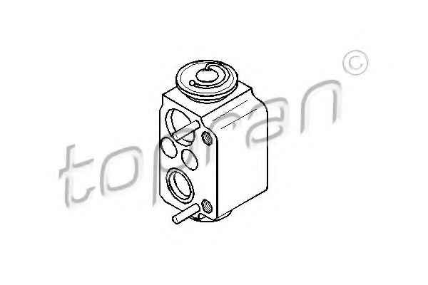 TOPRAN 501546 Пневматический клапан кондиционера TOPRAN 