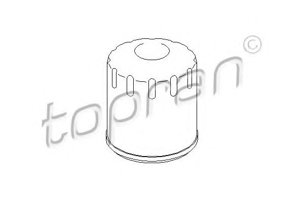 TOPRAN 700330 Масляный фильтр TOPRAN для RENAULT