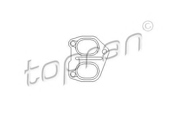 TOPRAN 722196 Прокладка выпускного коллектора TOPRAN для CITROEN