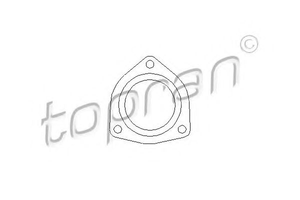TOPRAN 722199 Прокладка глушителя для PEUGEOT