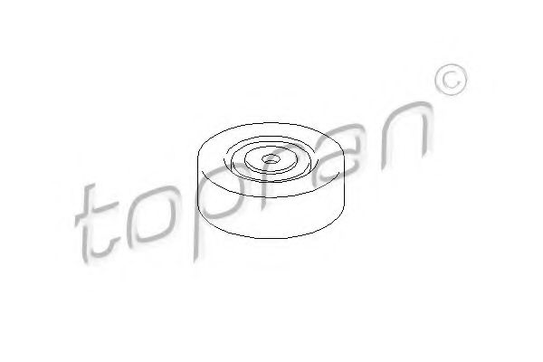 TOPRAN 500260 Натяжной ролик, поликлиновой ремень  TOPRAN 500260 Натяжной ролик, поликлиновой ремень