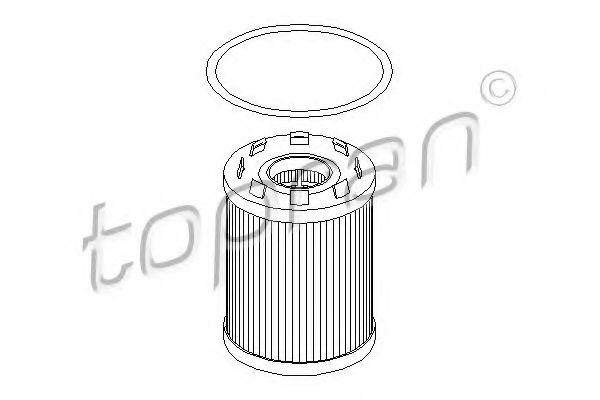 TOPRAN 206963 Масляный фильтр TOPRAN для FIAT