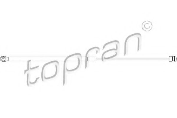TOPRAN 304000 Амортизатор багажника и капота TOPRAN 