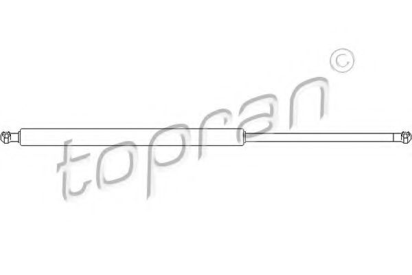TOPRAN 501816 Амортизатор багажника и капота TOPRAN 
