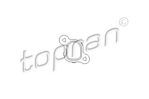 TOPRAN 113136 Прокладка впускного коллектора TOPRAN для VOLKSWAGEN