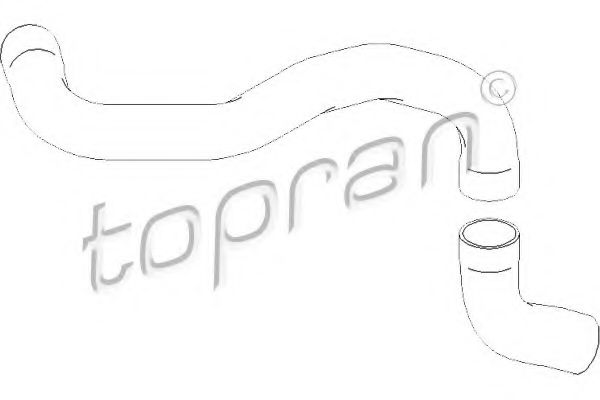 TOPRAN 407862 Воздушный патрубок TOPRAN для MERCEDES-BENZ