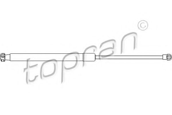 TOPRAN 407812 Амортизатор багажника и капота TOPRAN 