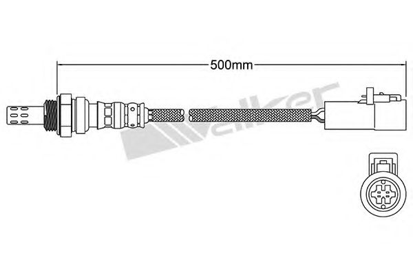 WALKER PRODUCTS 25024127 Лямбда-зонд WALKER PRODUCTS для FORD USA
