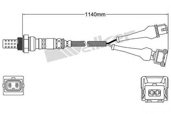 WALKER PRODUCTS 25024132 Лямбда-зонд WALKER PRODUCTS 